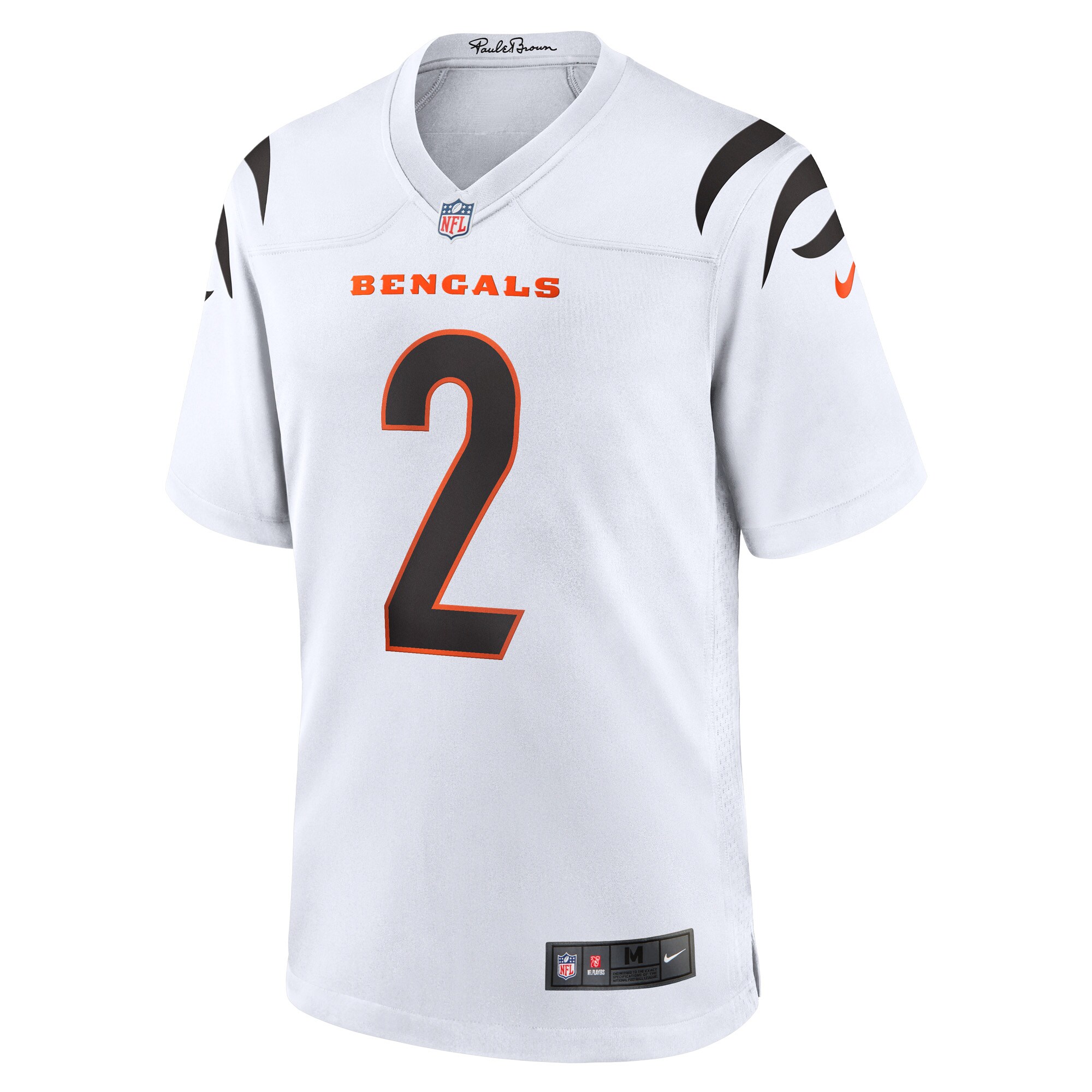 Men's Cincinnati Bengals Evan McPherson White Game Player Jersey