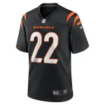 Men's Cincinnati Bengals Geno Stone Black Game Jersey