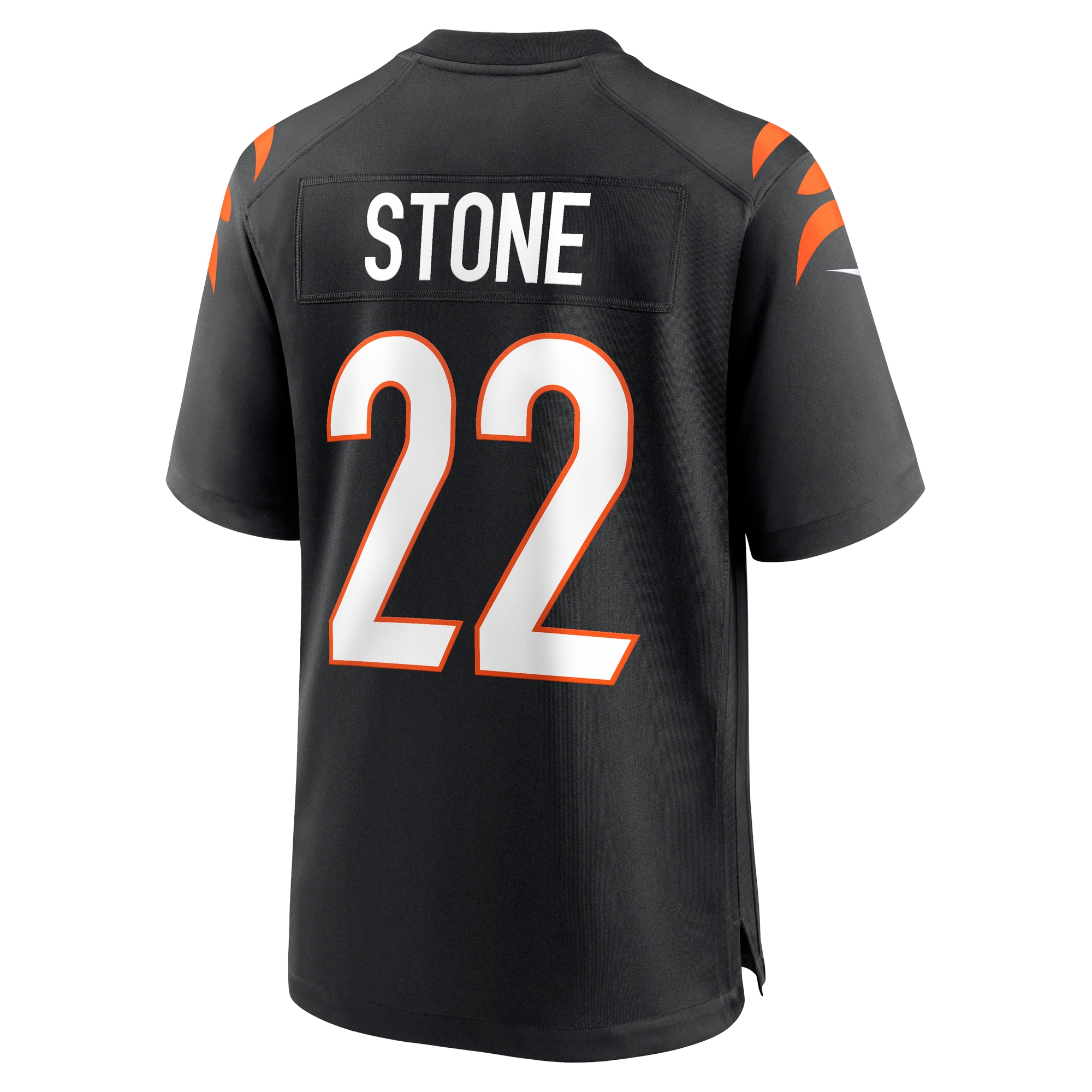 Men's Cincinnati Bengals Geno Stone Black Game Jersey