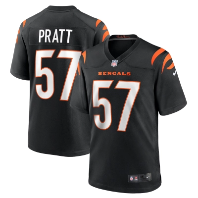 Men's Cincinnati Bengals Germaine Pratt Black Game Jersey 01
