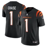 Men's Cincinnati Bengals Ja'Marr Chase Black Vapor Untouchable Limited Jersey