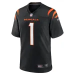 Men's Cincinnati Bengals Ja'Marr Chase Black Game Jersey