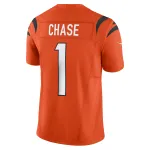 Men's Cincinnati Bengals Ja'Marr Chase Orange Vapor F.U.S.E. Limited Jersey