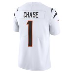 Men's Cincinnati Bengals Ja'Marr Chase White Vapor Untouchable Limited Jersey