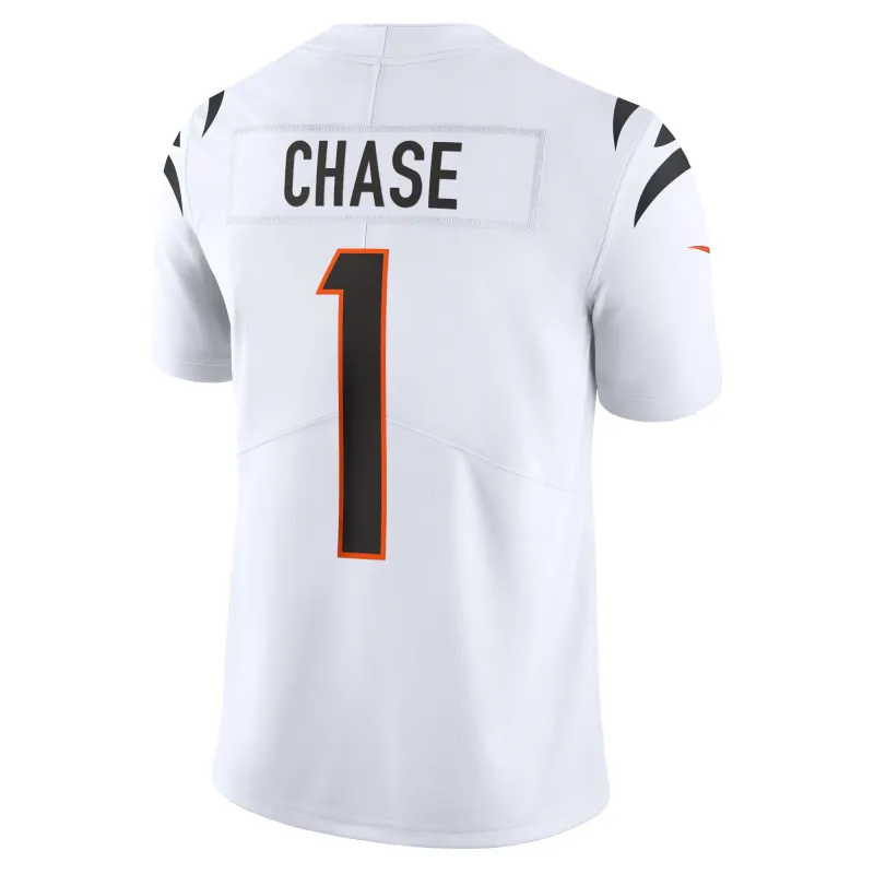 Men's Cincinnati Bengals Ja'Marr Chase White Vapor Untouchable Limited Jersey