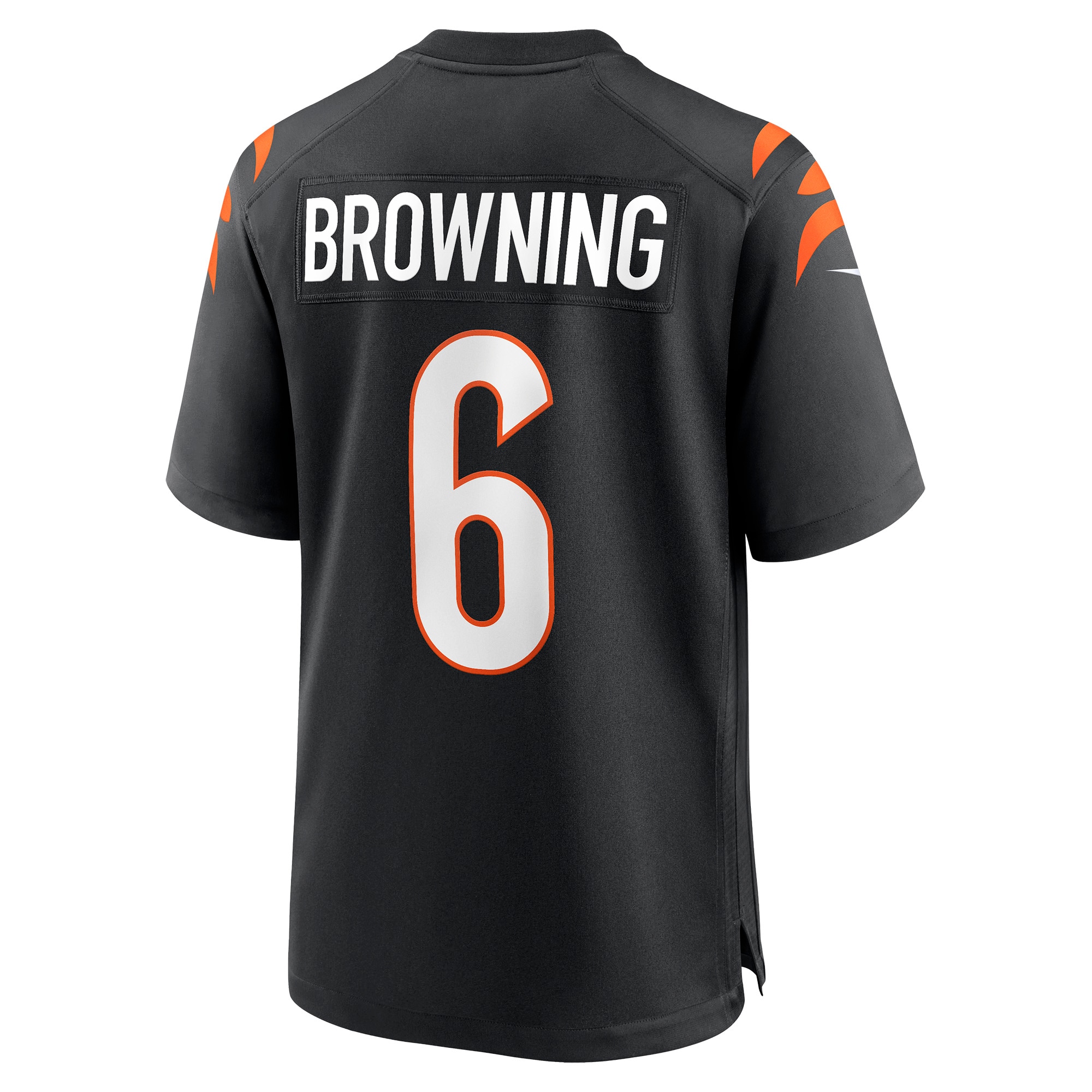 Men's Cincinnati Bengals Jake Browning Black Game Jersey