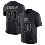 Men's Cincinnati Bengals Jessie Bates III Black RFLCTV Limited Jersey