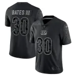 Men's Cincinnati Bengals Jessie Bates III Black RFLCTV Limited Jersey