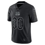 Men's Cincinnati Bengals Jessie Bates III Black RFLCTV Limited Jersey