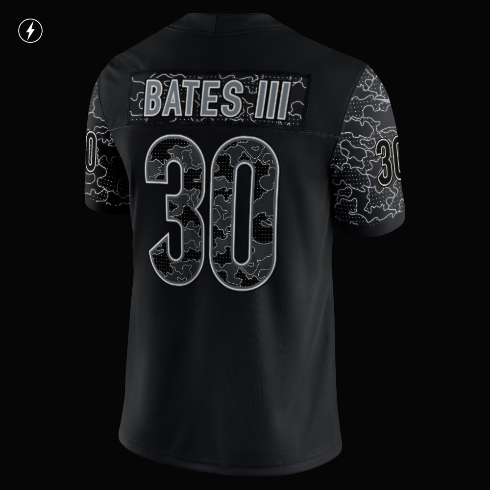 Men's Cincinnati Bengals Jessie Bates III Black RFLCTV Limited Jersey