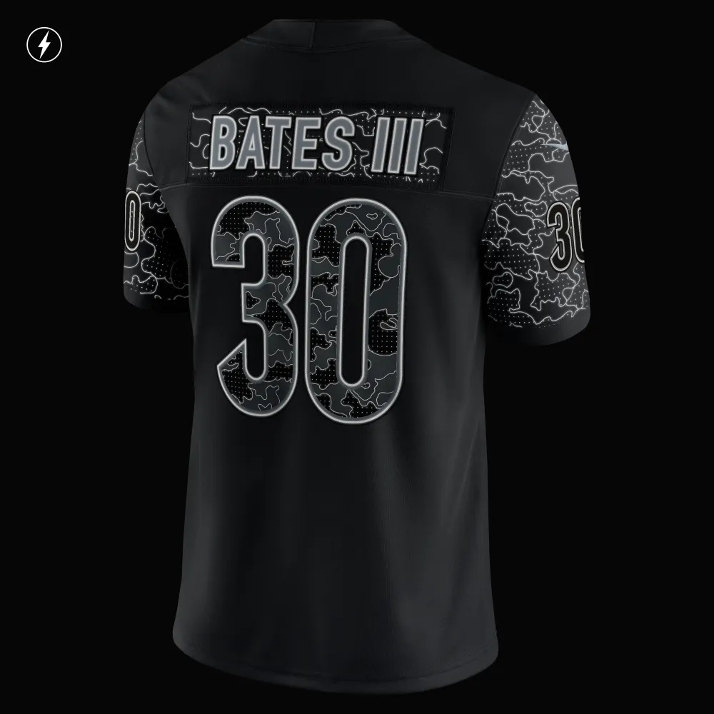 Men's Cincinnati Bengals Jessie Bates III Black RFLCTV Limited Jersey