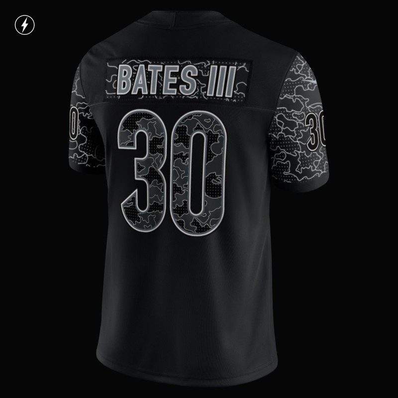 Men's Cincinnati Bengals Jessie Bates III Black RFLCTV Limited Jersey