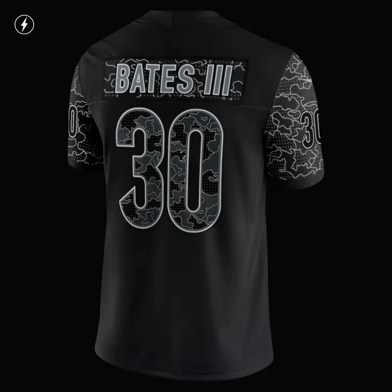 Men's Cincinnati Bengals Jessie Bates III Black RFLCTV Limited Jersey