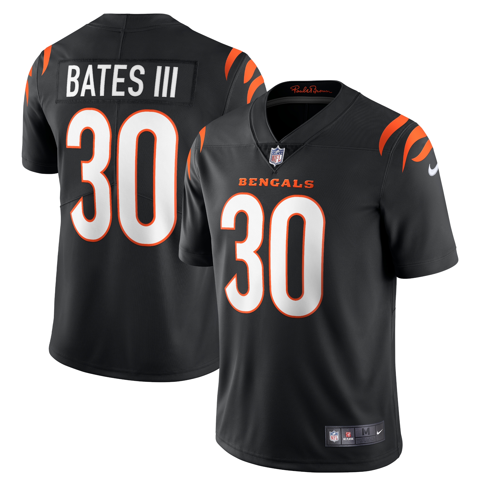 Men's Cincinnati Bengals Jessie Bates III Black Vapor Limited Jersey