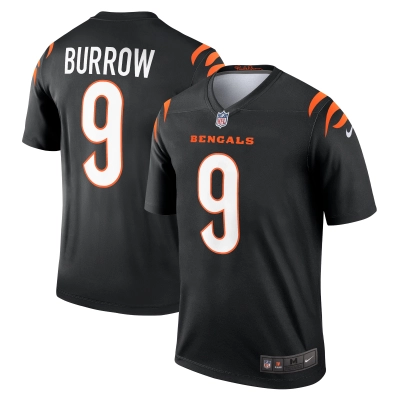 Men's Cincinnati Bengals Joe Burrow Black Legend Jersey 01