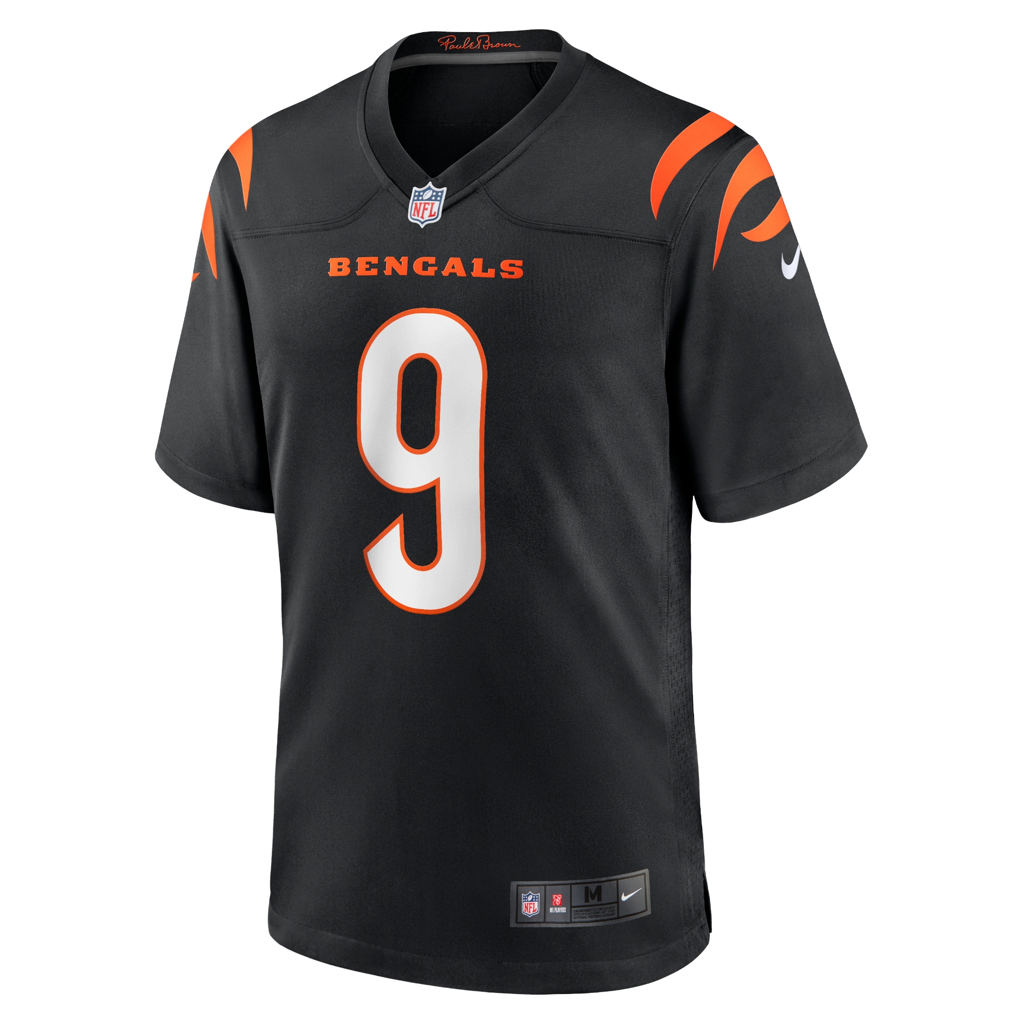 Men's Cincinnati Bengals Joe Burrow Black Player Game Jersey