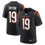 Men's Cincinnati Bengals Kendric Pryor Black Game Jersey