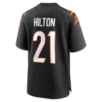 Men's Cincinnati Bengals Mike Hilton Black Game Player Jersey