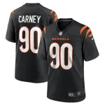 Men's Cincinnati Bengals Owen Carney Black Home Game Player Jersey
