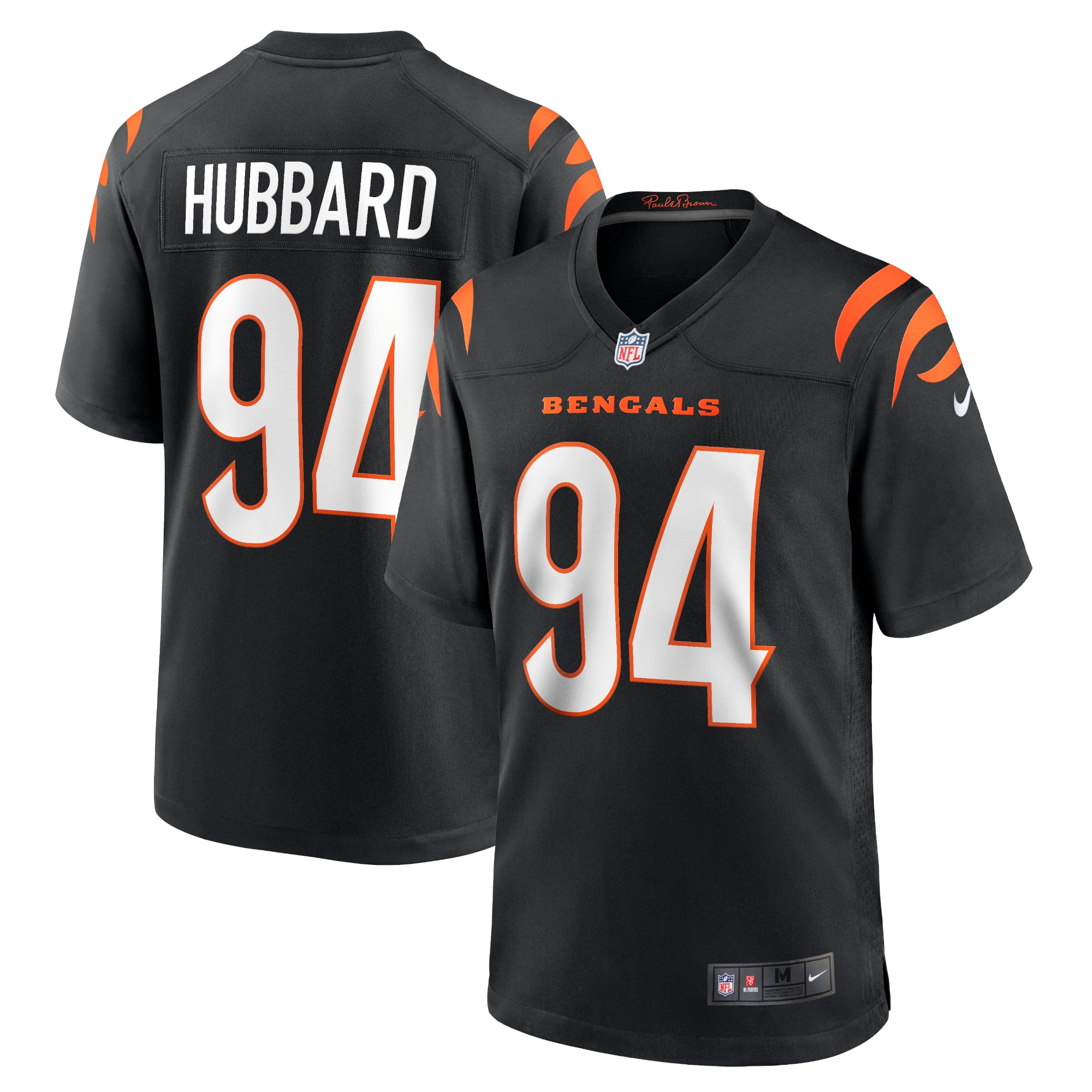 Men's Cincinnati Bengals Sam Hubbard Black Player Game Jersey
