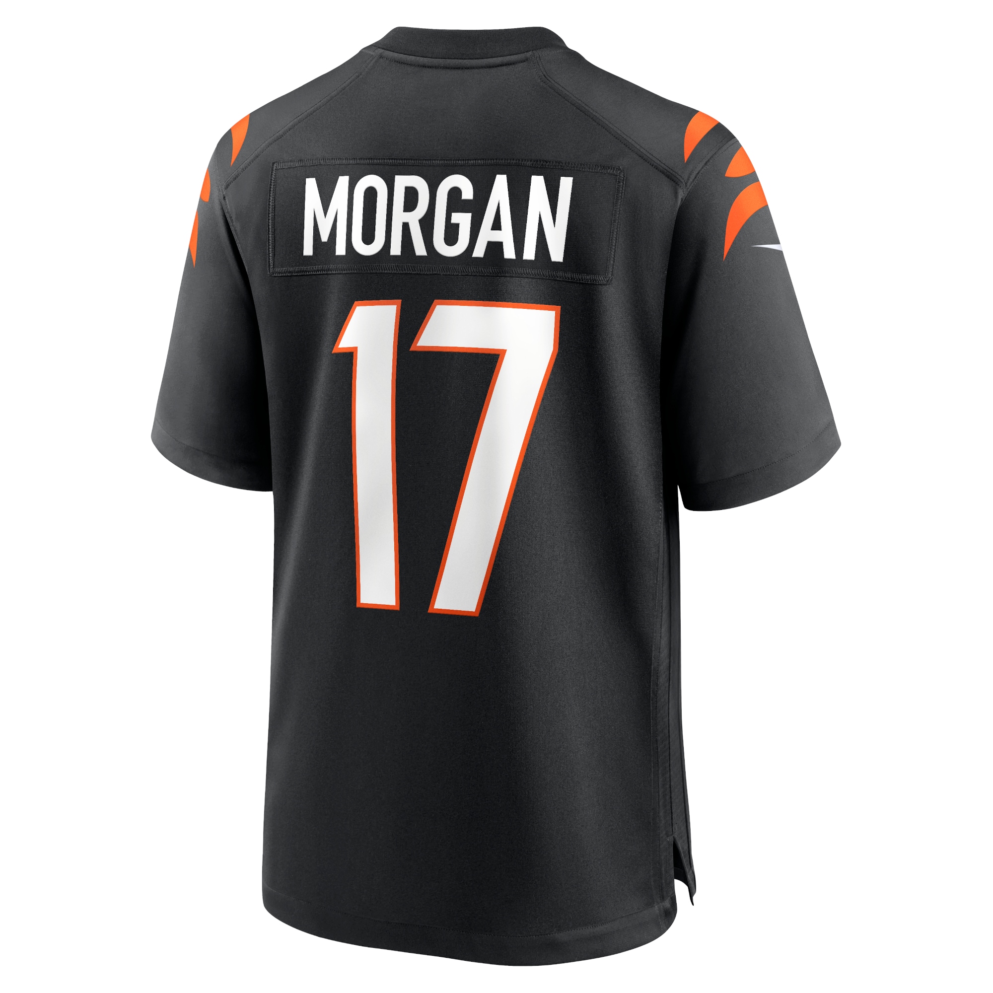 Men's Cincinnati Bengals Stanley Morgan Black Player Game Jersey