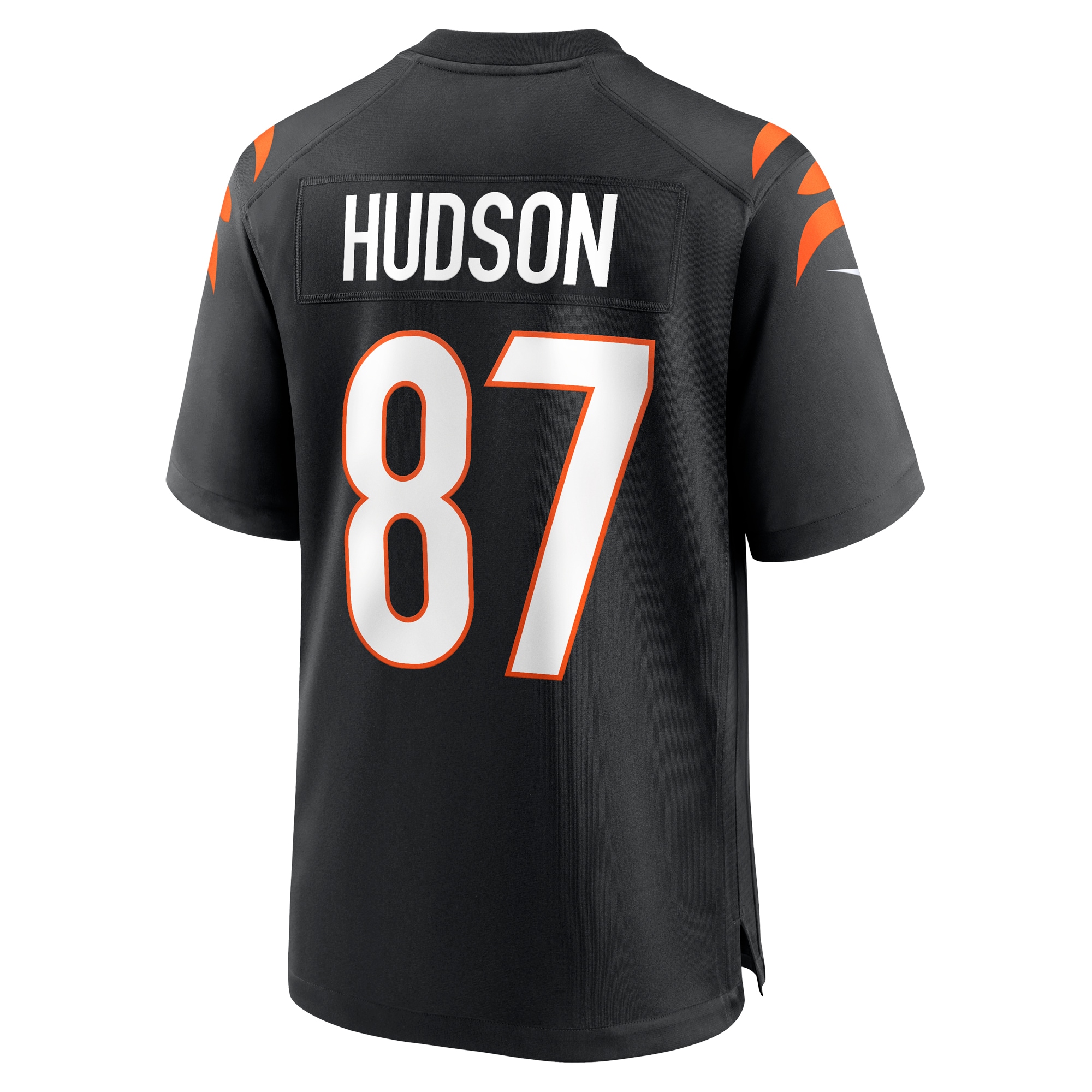 Men's Cincinnati Bengals Tanner Hudson Black Home Game Player Jersey