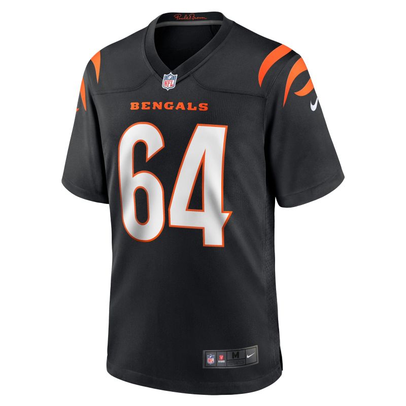 Men's Cincinnati Bengals Ted Karras Black Game Player Jersey