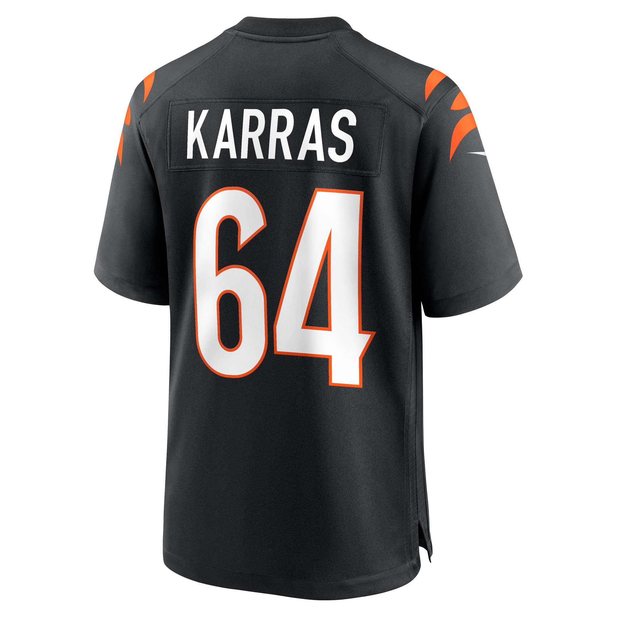 Men's Cincinnati Bengals Ted Karras Black Game Player Jersey