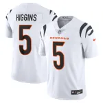 Men's Cincinnati Bengals Tee Higgins White Vapor Untouchable Limited Jersey