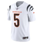 Men's Cincinnati Bengals Tee Higgins White Vapor Untouchable Limited Jersey