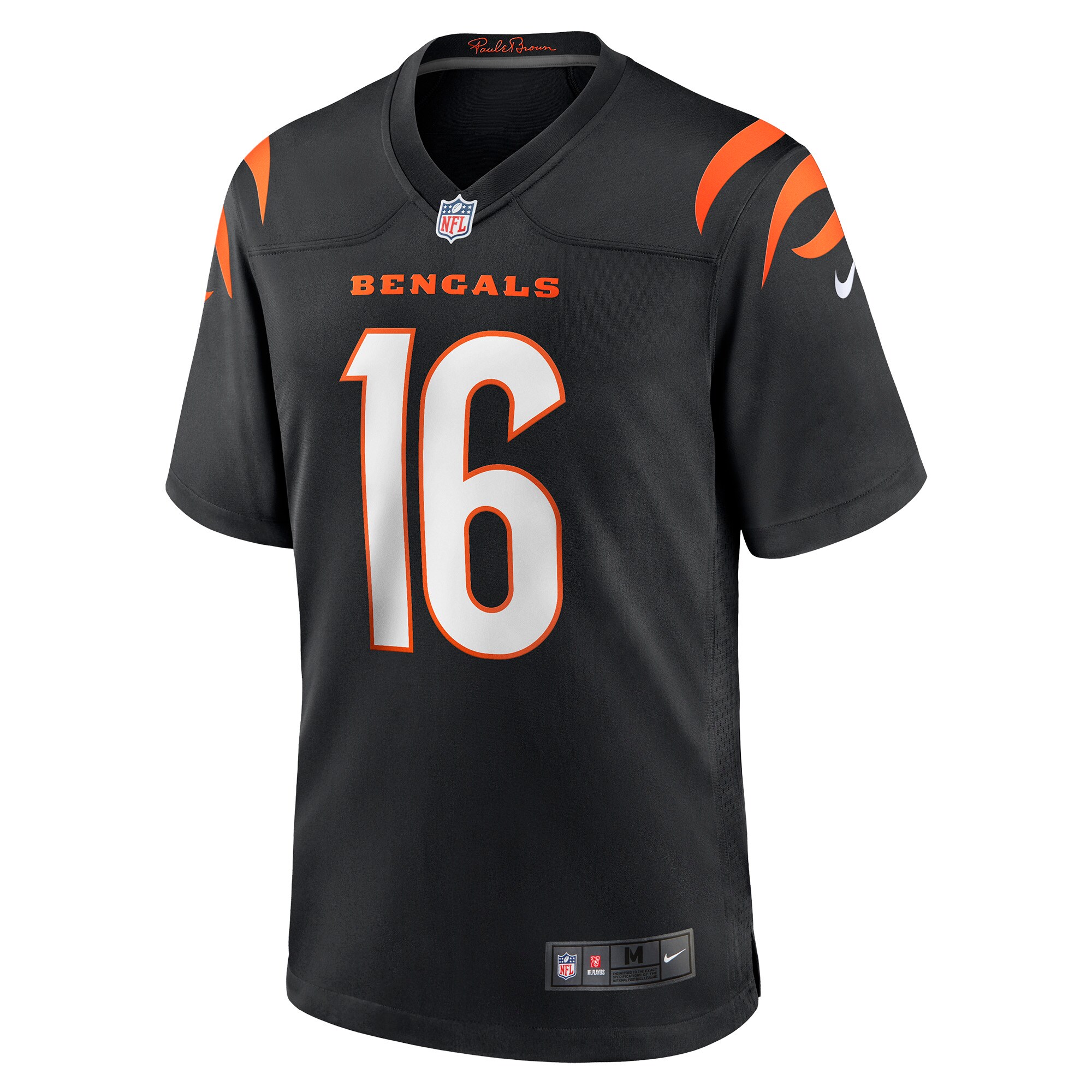 Men's Cincinnati Bengals Trenton Irwin Black Game Player Jersey