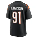 Men's Cincinnati Bengals Trey Hendrickson Black Game Jersey