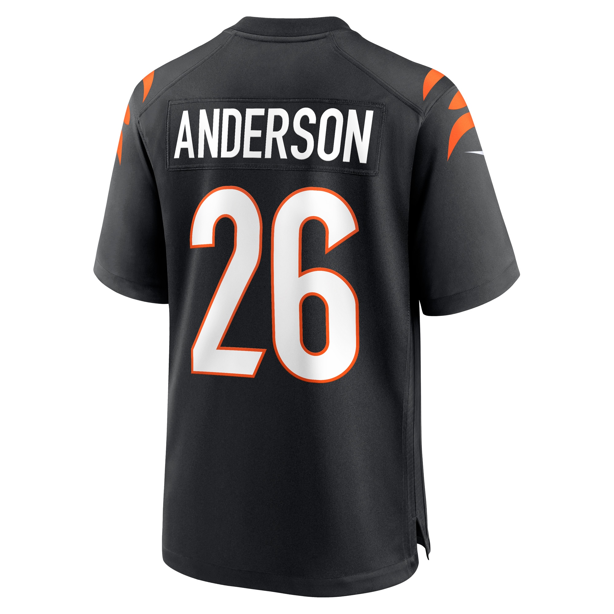 Men's Cincinnati Bengals Tycen Anderson Black Game Player Jersey