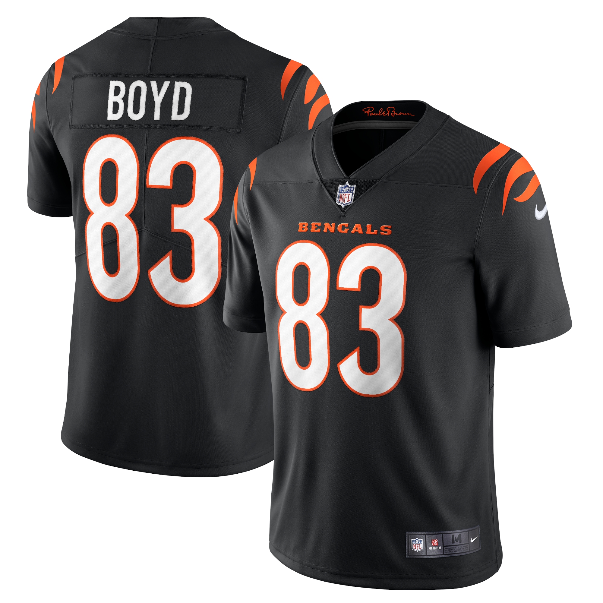 Men's Cincinnati Bengals Tyler Boyd Black Vapor Limited Jersey