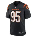Men's Cincinnati Bengals Zach Carter Black Game Player Jersey