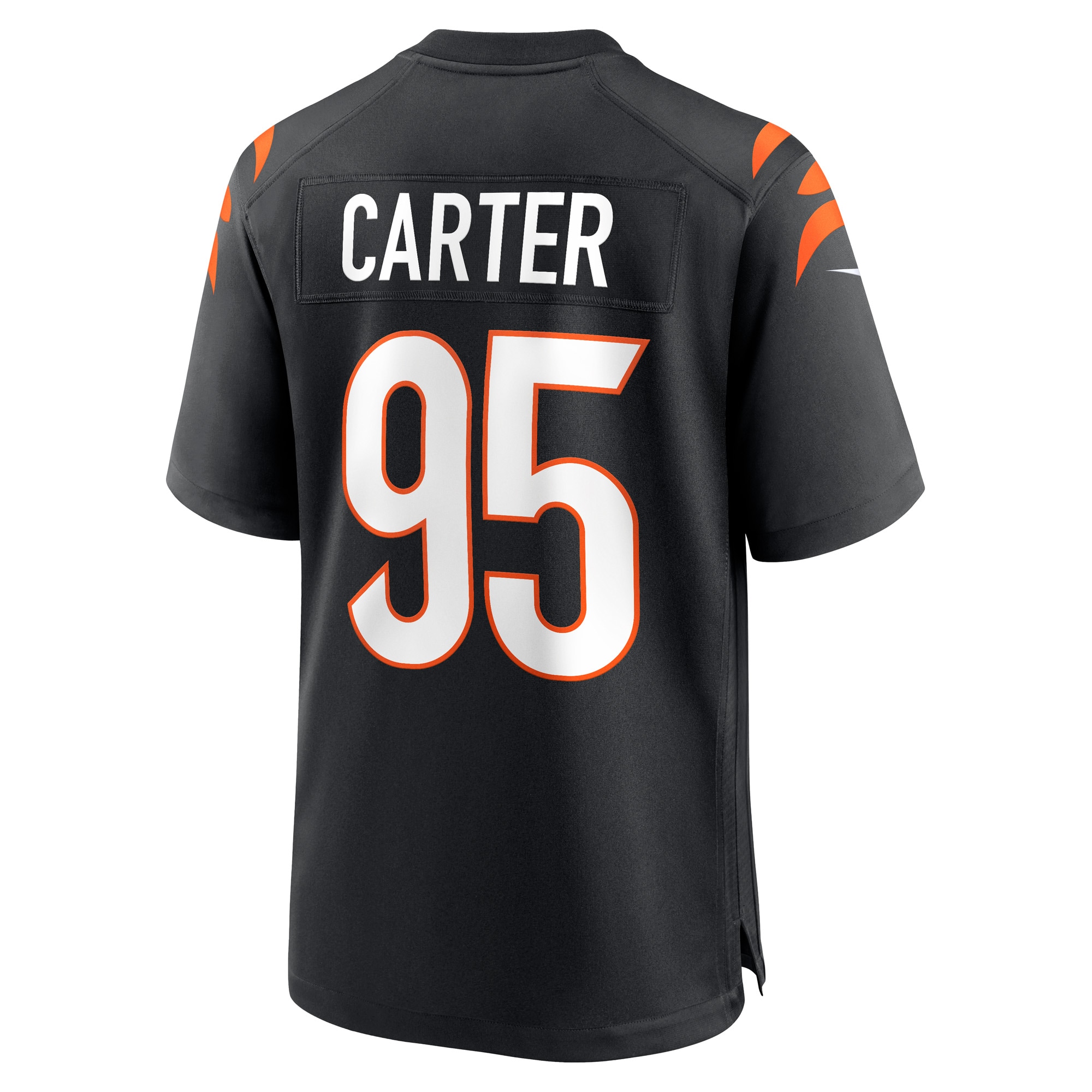 Men's Cincinnati Bengals Zach Carter Black Game Player Jersey