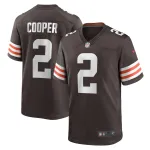 Men's Cleveland Browns Amari Cooper Brown Game Jersey