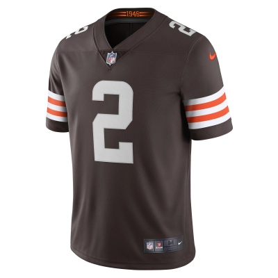 Men's Cleveland Browns Amari Cooper Brown Vapor Limited Jersey 02