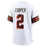 Men's Cleveland Browns Amari Cooper White Alternate Game Jersey