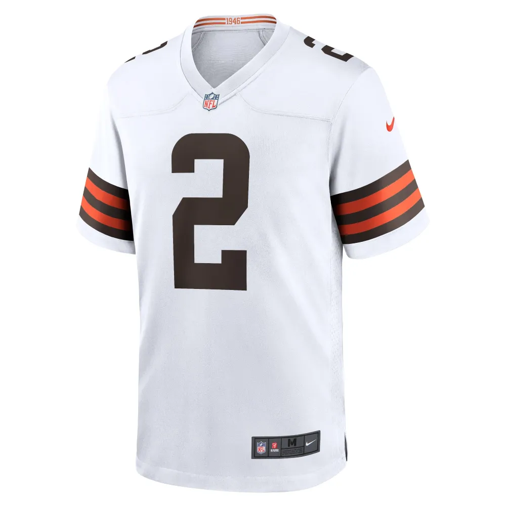 Men's Cleveland Browns Amari Cooper White Game Jersey