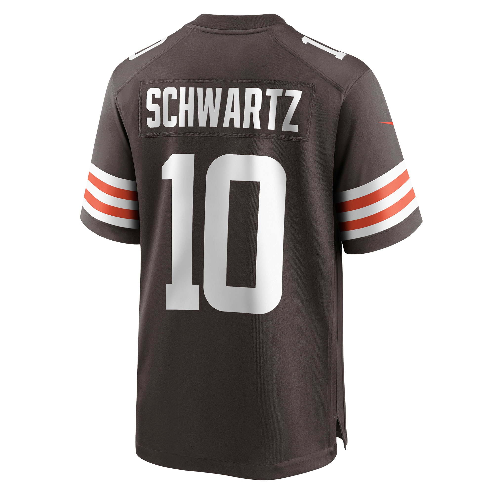 Men's Cleveland Browns Anthony Schwartz Brown Game Jersey