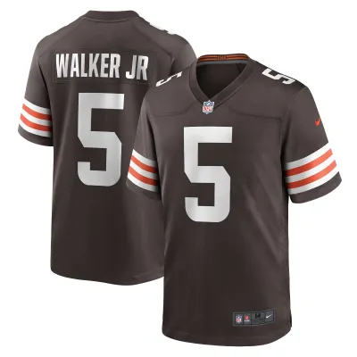 Men's Cleveland Browns Anthony Walker Jr. Brown Player Game Jersey 01