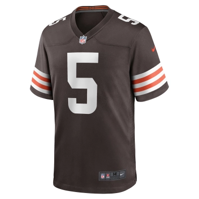 Men's Cleveland Browns Anthony Walker Jr. Brown Player Game Jersey 02