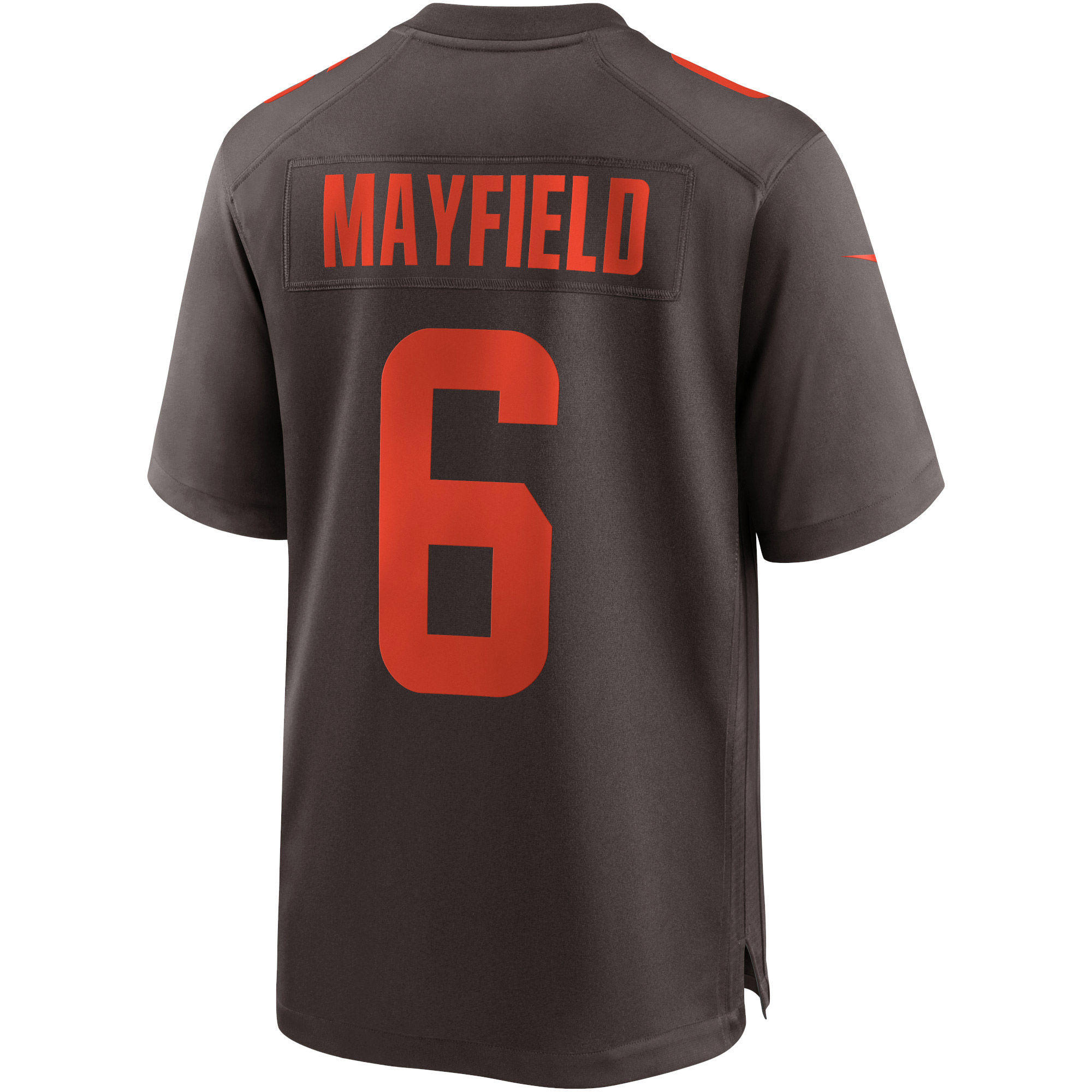 Men's Cleveland Browns Baker Mayfield Brown Alternate Game Jersey