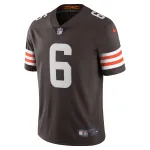 Men's Cleveland Browns Baker Mayfield Brown Vapor Limited Player Jersey