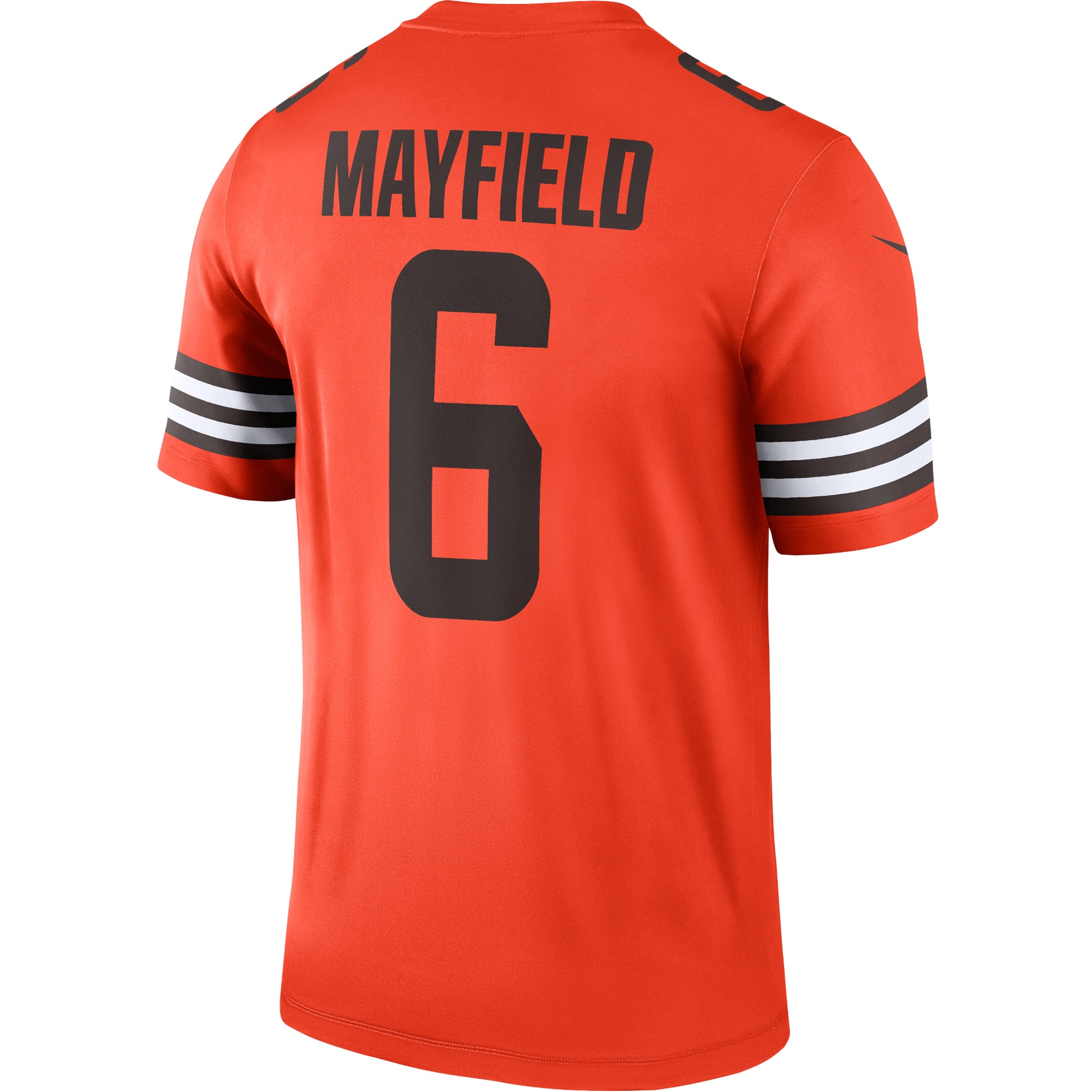 Men's Cleveland Browns Baker Mayfield Orange Inverted Legend Jersey