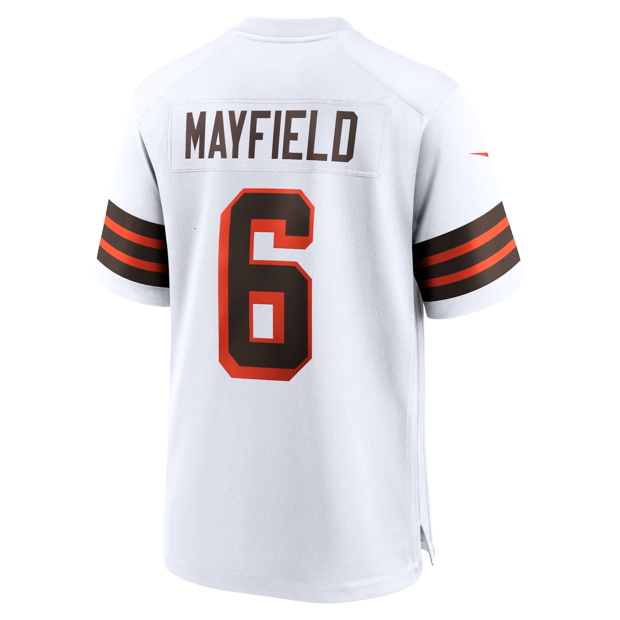 Men's Cleveland Browns Baker Mayfield White 1946 Collection Alternate Game Jersey