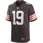 Men's Cleveland Browns Bernie Kosar Brown Game Retired Player Jersey