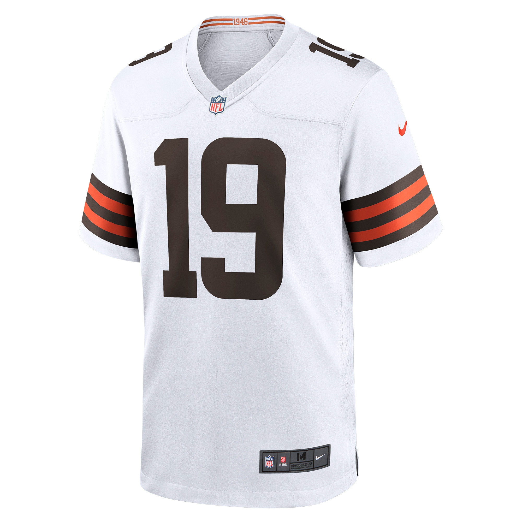 Men's Cleveland Browns Bernie Kosar White Retired Player Game Jersey
