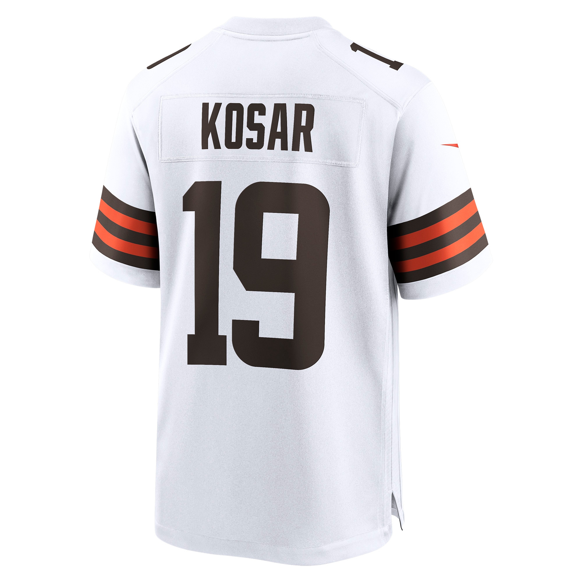 Men's Cleveland Browns Bernie Kosar White Retired Player Game Jersey